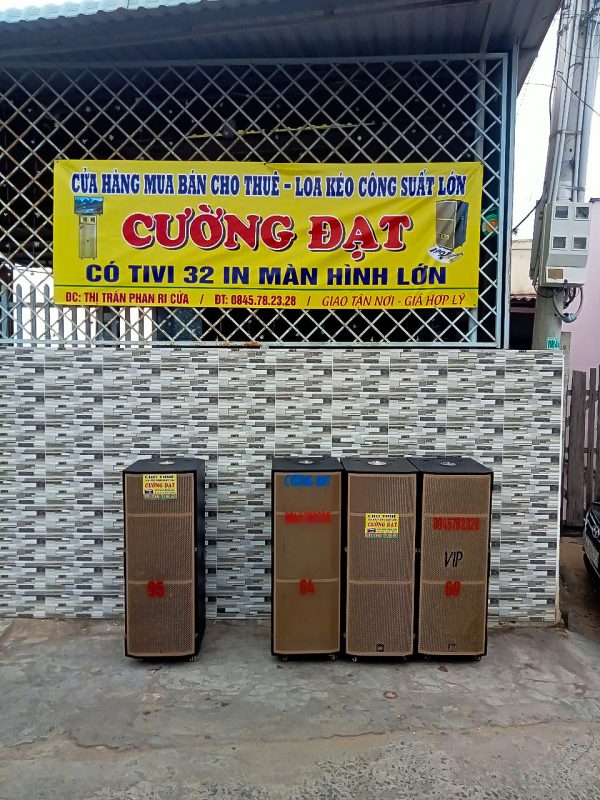Cường Đạt phục vụ loa kéo cho tiệc lớn