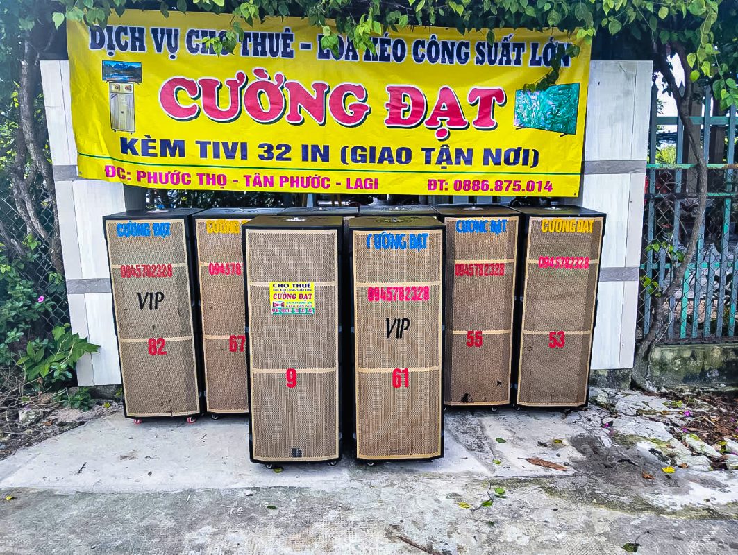 Cho thuê loa kéo Tân Phước. Chi nhánh Phước Thọ - Tân Phước - LaGi