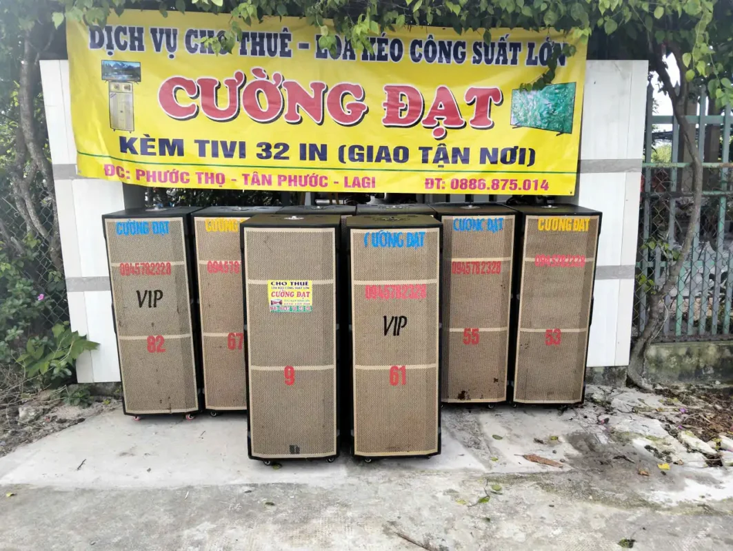 Chuyên cho thuê loa kéo ở Lagi, phục vụ nhu cầu 